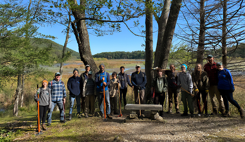 Thompson Pond September Trail Work Web News